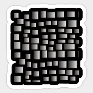 Pattern of Squares Sticker